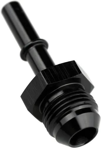 Vista 11 de KRD PERFORAMANCE 3/8 SAE Conexión rápida a 6AN Macho Push On EFI Manguera de línea de combustible de 90 grados Adaptador de montaje Conector