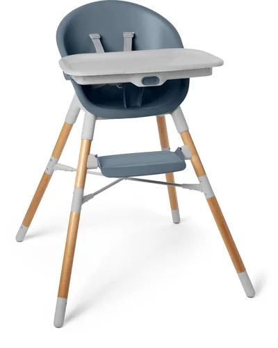 Vista 10 de Skip Hop Silla alta para bebé, silla alta convertible 4 en 1, EON, gris/blanco