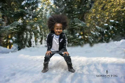 Vista 6 de LONDON FOG Botas de nieve Cheshire para clima frío para niños