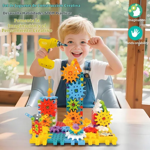 Vista 2 de STEM Juguetes educativos de construcción para niños de 4 a 8 años, juego