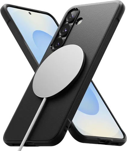 Vista 19 de Ringke Onyx Funda para Samsung Galaxy S24 FE [compatible con MagSafe] resistente al aceite y a la suciedad, protección mejorada del lente