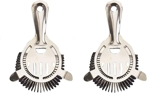 Vista 3 de American Metalcraft S209 coladora con 4 clavijas, de acero inoxidable
