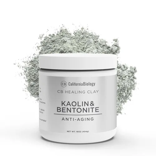 Vista 8 de California Biology Mascarillas de arcilla para cara y cuerpo Polvo curativo indio para pieles sensibles Máscara facial y exfoliante corporal