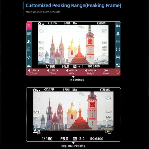 Vista 9 de Portkeys PT6 + NP-F750 - Kit de cargador Zgcine, pantalla táctil DCI-P3 IPS de 5.2 pulgadas, monitor de campo DCI-P3 IPS DSLR en cámara, entrada