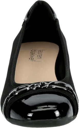 Vista 3 de Kit - Zapatos de tacón de cuña baja con punta redonda para mujer