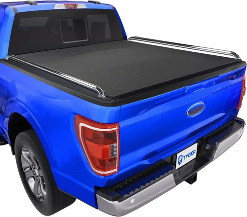 Vista 23 de Tyger Auto T1 Funda de caja de camioneta enrollable suave, compatible con Ford F-150 2004-2008, Lincoln Mark LT 2005-2008, cama Styleside de 5.5