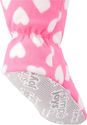 Vista 3 de Simple Joys by Carters Pijama de forro de vellón resistente al fuego para niñas pequeñas y bebés paquete de 3