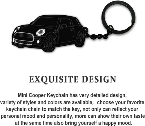 Vista 5 de Llavero Cooper, para accesorios Cooper/Cooper S 2014-2022,Llavero de metal