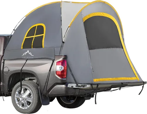 Vista 9 de GoHimal Pickup Truck Tent, Waterproof PU2000mm Double Layer for FT Truck Bed, Portable Bed Tent for Camping