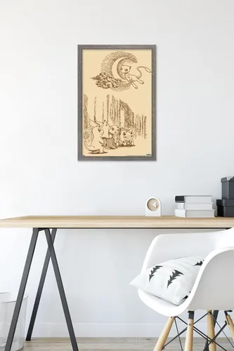 Vista 6 de Trends International Pokémon - Póster de pared de escena sepia