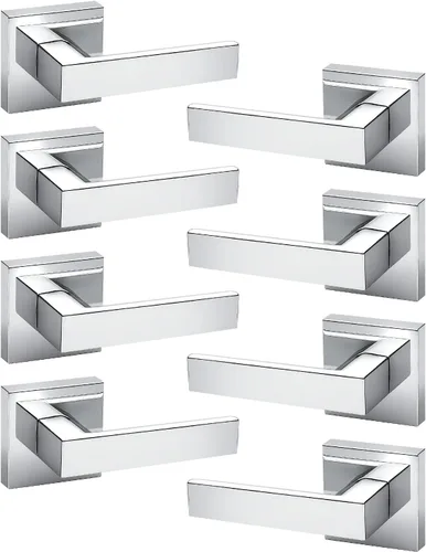 Vista 9 de KNOBWELL - Juego de cerradura con 1 picaporte resistente para puertas de una cara, ideal para puertas interiores reversibles, 0.93 libras