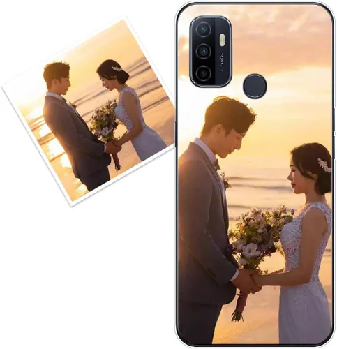 Vista 166 de Funda personalizada compatible con Oppo A1 Pro, fundas de teléfono personalizadas con imagen de foto, imagen de texto, cubierta transparente