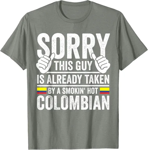 Vista 27 de Camiseta divertida de Colombia Heritage para hombre