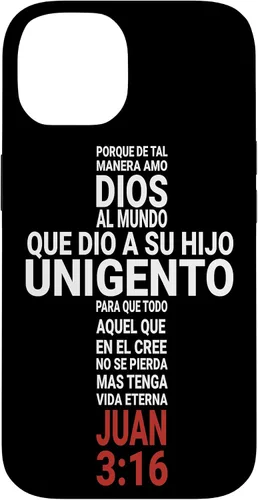 Vista 4 de Juan 3:16 Biblia Cristiana - Funda para iPhone 17