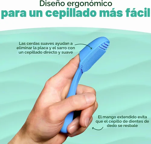 Vista 9 de TropiClean Kit de cuidado bucal de aliento fresco, cepillo de dientes