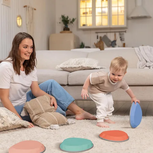 Vista 6 de ZICOTO - Divertidos escalones para niños – Actividad atractiva para interiores y exteriores para niños pequeños Juego de equilibrio y coordinación