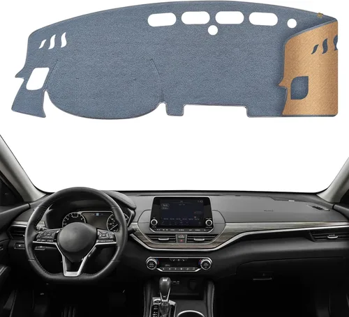Vista 17 de Alfombrilla Protectora para Salpicadero Compatible con Nissan Altima 2012-2007 (Código de Cuerpo L32, Sin Modelos HUD), Alfombrilla Antirreflejos