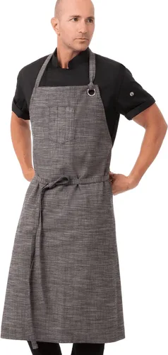 Vista 8 de Chef Works Delantal con pechera unisex Corvallis Chefs