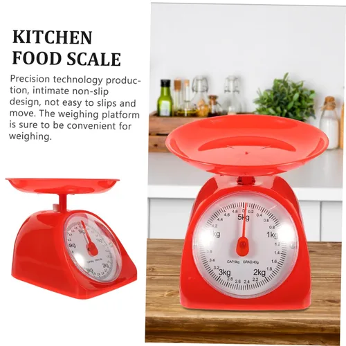 Vista 6 de Báscula mecánica de cocina báscula de cocina báscula de alimentos para hornear escritorio multifunción Báscula de peso de alimentos Báscula de carne