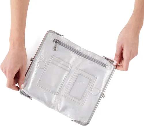 Vista 26 de HOBO Cartera de mano de cuero Lauren para mujer