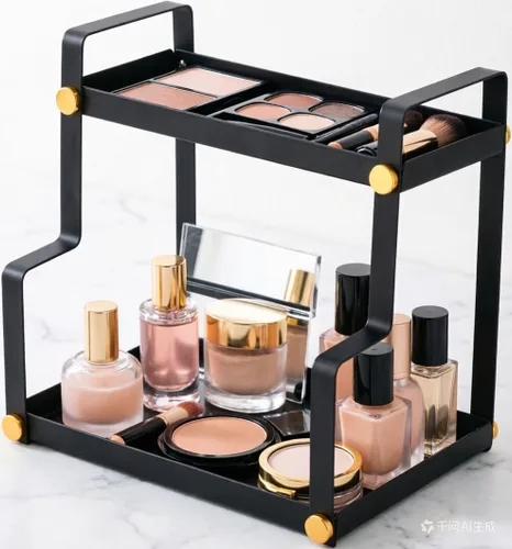 Vista 14 de FFK Organizador de Encimera de Baño, Organizador de Encimera de Baño de 2 Niveles, Estante de Especias de Cocina Organizador de Cosméticos, Estante