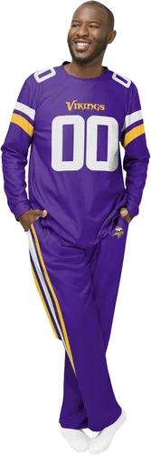 Vista 17 de FOCO NFL mens Nfl Team Logo Gameday Ready Jersey Pajama Set