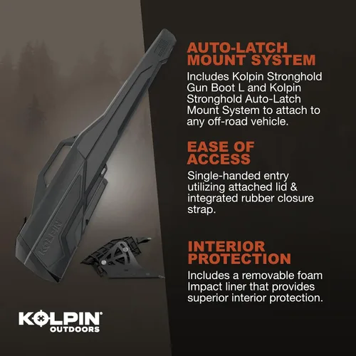 Vista 3 de Kolpin Stronghold® Gun Boot® L con soporte Autolatch, negro