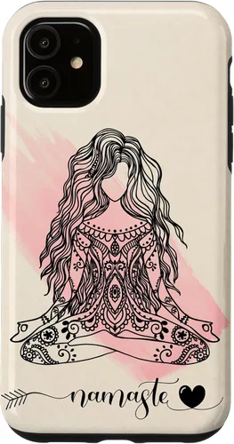 Vista 8 de Namaste Mandala Hippie Yoga Woman Meditation Spiritual Gift Case for iPhone 17