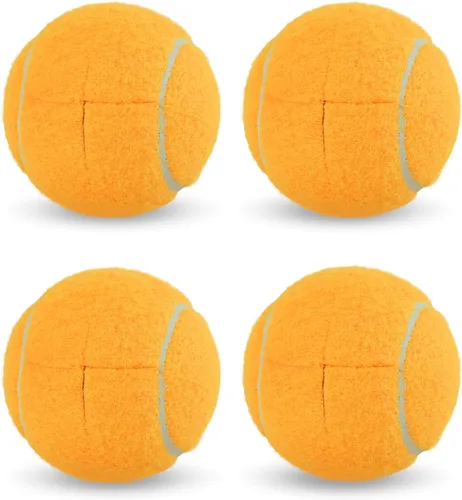 Vista 8 de LITIAN Paquete de 4 pelotas de tenis precortadas para caminantes, pelotas antideslizantes resistentes con almohadillas de fieltro para caminantes