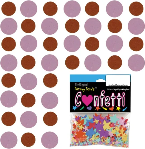 Vista 42 de Confetti Circle 1/4" Negro, Azul Marino Combo - 2 bolsas de media onza (1 oz) (8550/9971)