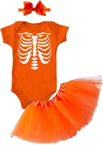 Vista 8 de Tcombo Pumpkin Face - Body Jack O' Lantern Naranja - Cara de calabaza negra
