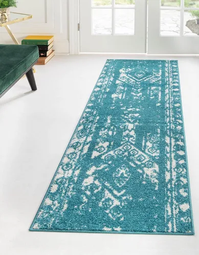 Vista 20 de Unique Loom Lennon Collection - Alfombra de área Zal (2 pies x 3 pies 1 pulgada, rectangular, gris y marfil)