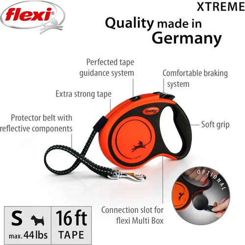 Vista 2 de FLEXI® Xtreme - Correa retráctil para perro, pequeña, 16 pies