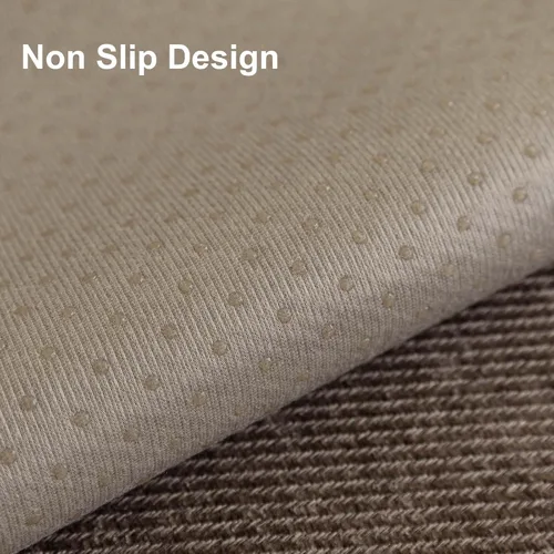 Vista 5 de Funda de Sofá de Felpa Suave Lavable, Antideslizante, Fundas de Sofá Seccional Mullidas para Sofá de 3 Cojines, Funda de Sofá en Forma de L