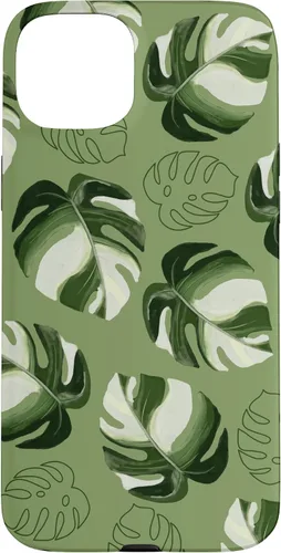 Vista 9 de Monstera Deliciosa Leaves Plant Leaf Botanical Nature Case for iPhone 16