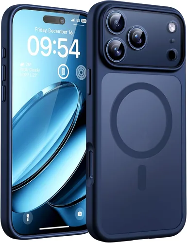 Vista 34 de TOCOL Funda para iPhone 11, compatible con Magsafe, protección completa de cámara, imanes integrados, protección contra caídas, funda translúcida