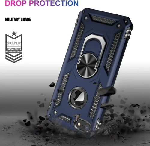 Vista 73 de Jeylly Funda para iPhone SE/Funda para iPhone 5S, Exterior de Plástico Duro que Absorbe Golpes + Interior de Silicona de Goma Defensor contra