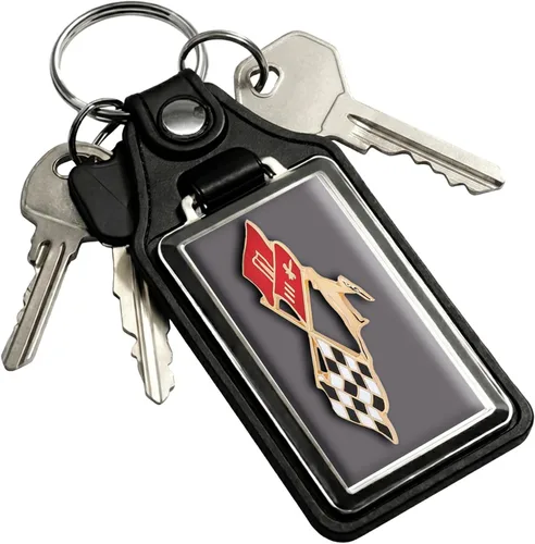 Vista 20 de Brotherhood Car Key Chain for Impala - Classic Models Keychain for Men and Oro olímpico - Guión de 1969