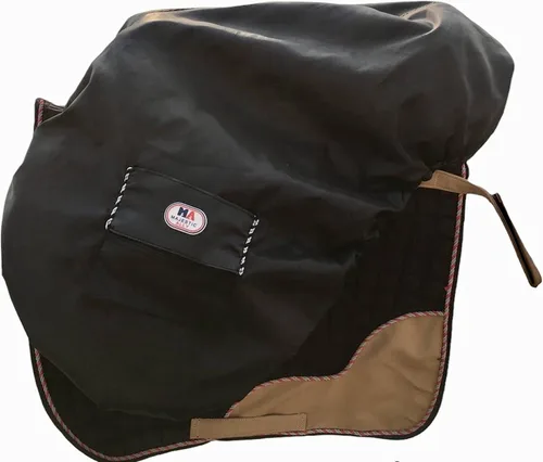Vista 9 de Majestic Ally Nylon impermeable forro polar Ride On Inglés silla de montar cubierta - varios colores (negro)
