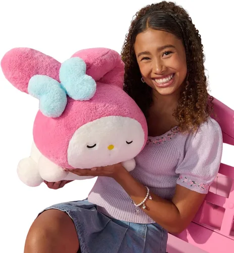 Vista 8 de Hello Kitty y amigos - Peluche durmiente Kuromi de 18 pulgadas