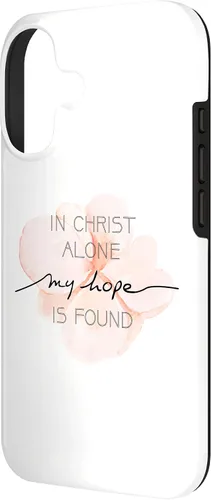 Vista 2 de in Christ Alone My Hope is Found Jesus Christian Phone Case for iPhone 17