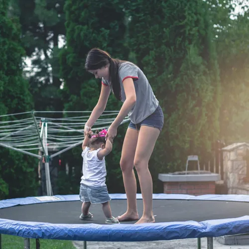 Vista 8 de Matress Circle Colchón Trampolín Rebote Piezas de repuesto Mat: Trampolín Mat Malla Salto Cojín 32 pulgadas Accesorios Accesorios