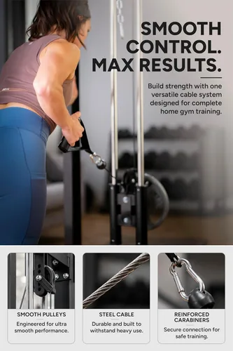 Vista 10 de Marcy Power Cage with Pulley, Pull Up Dip Station, Squat Rack SM-3551AMZ