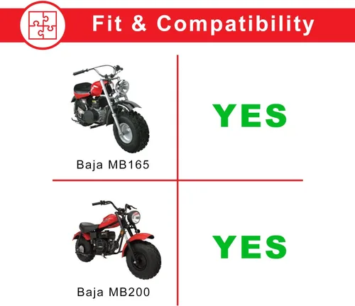 Vista 8 de AlveyTech Muelle de soporte para Baja Doodle Bug (DB30) 97cc Mini Bike – 3.346 in cromado piezas de repuesto universales de soporte lateral