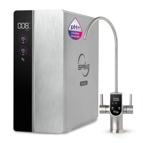 Vista 11 de iSpring RO600BN Sistema de ósmosis inversa sin tanque debajo del fregadero, sistema de ósmosis inversa de flujo rápido de 600 GPD, sistema de filtro