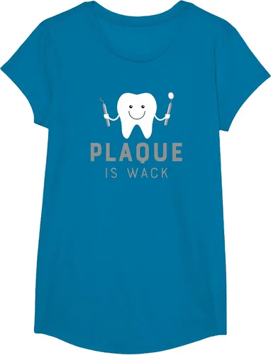 Vista 37 de Plaque is Wack Funny Dental Hygienist T-Shirt Asphalt Grey