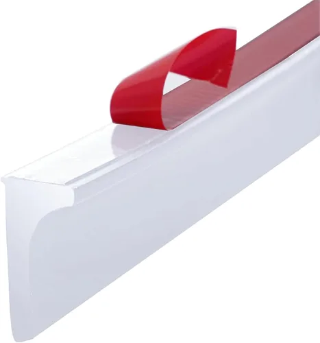Vista 8 de Presa de ducha de 39 pulgadas, umbral de ducha, barrera de agua plegable, tapón de agua autoadhesivo para ducha, protector contra salpicaduras que