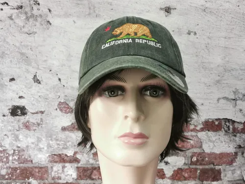 Vista 5 de Hepandy Sombreros bordados de California Bear
