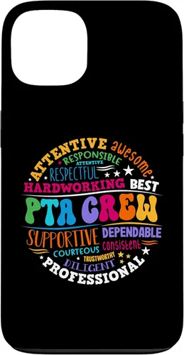 Vista 7 de iPhone 16 Parents Teacher Association Team Supporter PTA Crew Case
