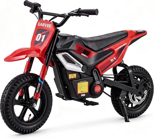 Vista 10 de Garvee Bicicleta de cross eléctrica de 24 V para niños de 5 +, 12 MPH Greena